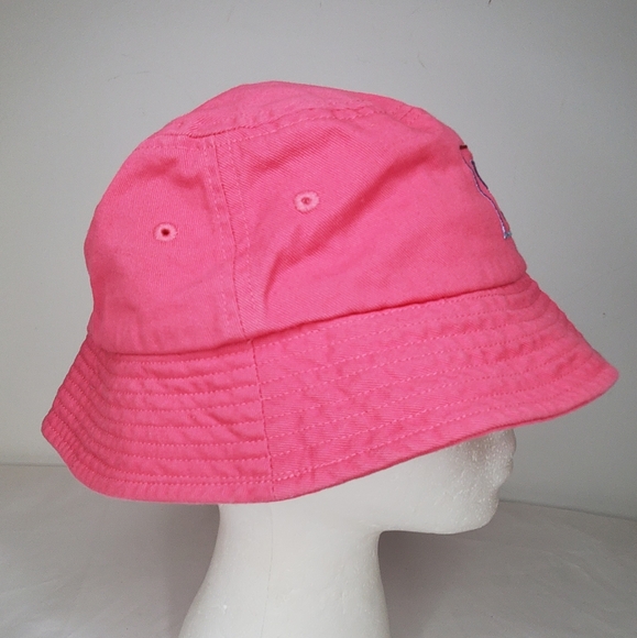 PUMA Adult Pink Bucket Retro Hat -embroidered Logo- One Size-Unisex 100%cotton - Picture 3 of 10